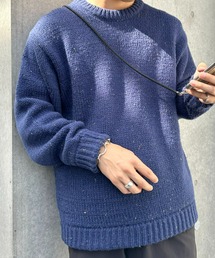 CIAOPANIC TYPY | 【ユニセックス】ネップ混クルーネックニット(ニット/セーター)