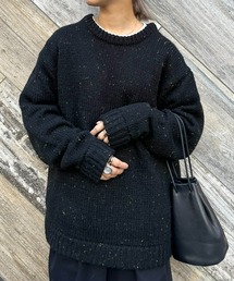 CIAOPANIC TYPY | 【ユニセックス】ネップ混クルーネックニット(ニット/セーター)