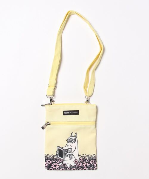 MOOMIN(ムーミン)の「MOOMIN / ムーミン ネックバッグ ショルダーバッグ NECK BAG CLASSIC NBJ(ショルダーバッグ・レディース・グリーン/ライトグリーン/イエロー/ピンク/パープル・FREE)」の4枚目の写真