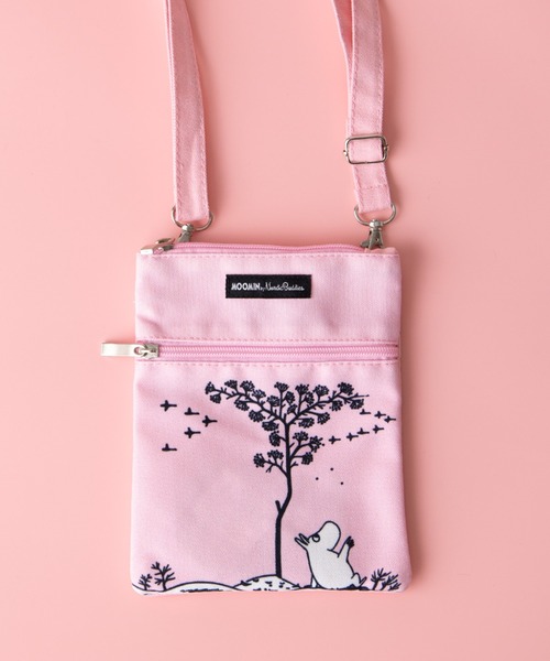 MOOMIN(ムーミン)の「MOOMIN / ムーミン ネックバッグ ショルダーバッグ NECK BAG CLASSIC NBJ(ショルダーバッグ・レディース・グリーン/ライトグリーン/イエロー/ピンク/パープル・FREE)」の5枚目の写真