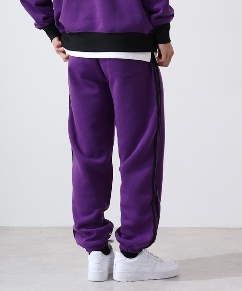 FUNALIVE(ファンアライブ)の「Sideline line sweat balloon pants / サイドライン ラインスウェットバルーンパンツ unisex(スウェットパンツ・メンズ・グレイッシュベージュ/オートミール/ヘザーチャコール/ブラック/パープル・XL/M/L)」の9枚目の写真