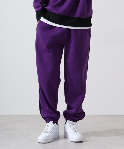 FUNALIVE(ファンアライブ)の「Sideline line sweat balloon pants / サイドライン ラインスウェットバルーンパンツ unisex(スウェットパンツ・メンズ・グレイッシュベージュ/オートミール/ヘザーチャコール/ブラック/パープル・XL/M/L)」の12枚目の写真