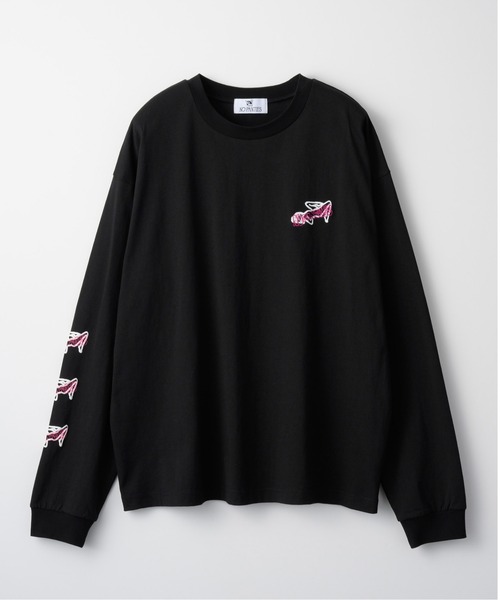 NO PANTIES（ノーパンティーズ）の「【NO PANTIES】ピンナップロングスリーブ（Tシャツ/カットソー・レディース・ホワイト/ブラック・FREE）」の2枚目の写真