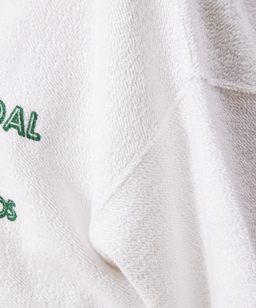 AMERICANA（アメリカーナ）の「【AMERICANA×ORIGINAL Charcoal／アメリカーナ×オリジナル チャコール】Leopards ハーフZIPスウェット（スウェット・メンズ・ホワイト/グリーン・M/L/S）」の11枚目の写真