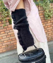 Casselini(キャセリーニ)フリルシャギーアームウォーマー