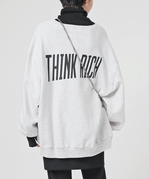 AP STUDIO（エーピーストゥディオ）の「PRINT SWEAT PULLOVER（スウェット・レディース・グレー/ブラック・FREE）」の2枚目の写真