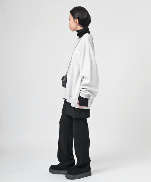 トップス AP STUDIO PRINT SWEAT PULLOVER AP STUDIO（エーピーストゥディオ）の「PRINT SWEAT PULLOVER