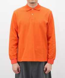 EDIFICE | 【BUREAU / ビューロー】Tuck Stitch L/S ポロシャツ(ポロシャツ)