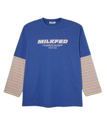 青木笑依 ミルクフェド ビックT MILKFED.（ミルクフェド）の「S/S BIG TEE HEAVY METAL （ビッグ