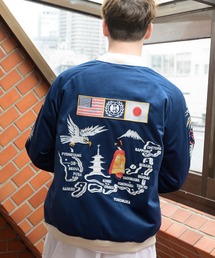 HOUSTON（ヒューストン）の「HOUSTON 別珍スカジャン (国旗