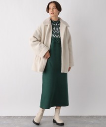 LEPSIM | 7ゲージジャガード柄ニットワンピース　983177(ワンピース)