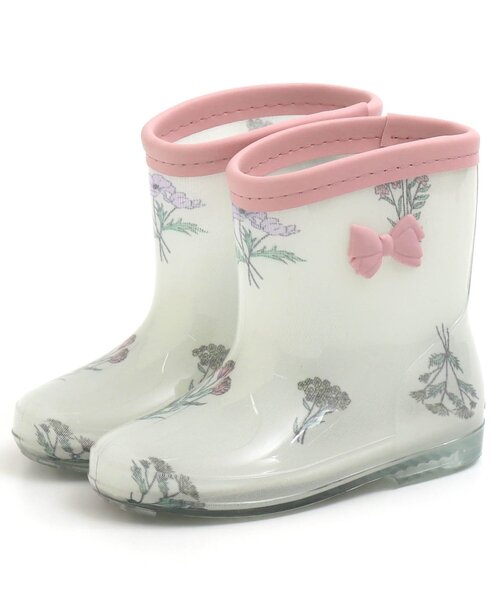 apres les cours（アプレレクール）の「GIRLSレインシューズ(花・いちご)（レインシューズ・キッズ・アイボリー/ラベンダー・19/14/15 /18/17/16）」の17枚目の写真