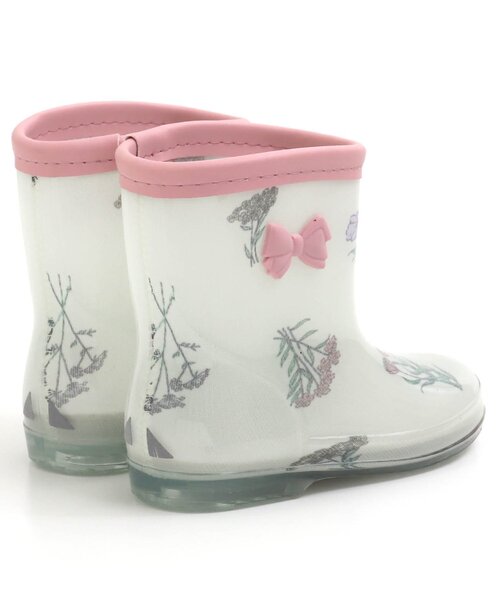 apres les cours（アプレレクール）の「GIRLSレインシューズ(花・いちご)（レインシューズ・キッズ・アイボリー/ラベンダー・19/14/15 /18/17/16）」の4枚目の写真