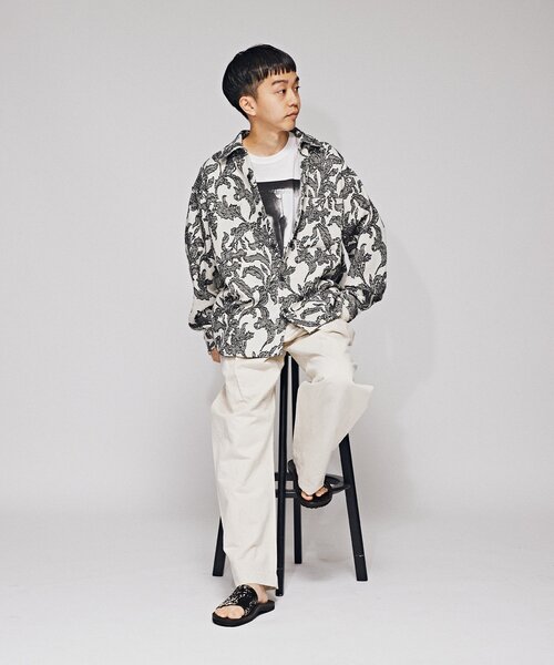 EDIFICE（エディフィス）の「【GIOLICA / ジオリカ】ツイード CPOジャケット（その他アウター・メンズ・ブラウン系その他/ベージュ/ホワイト・MEDIUM/LARGE）」の4枚目の写真