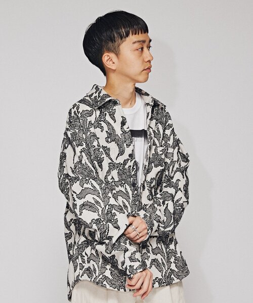 EDIFICE（エディフィス）の「【GIOLICA / ジオリカ】ツイード CPOジャケット（その他アウター・メンズ・ブラウン系その他/ベージュ/ホワイト・MEDIUM/LARGE）」の6枚目の写真