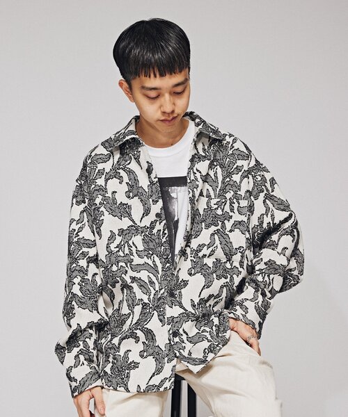 EDIFICE（エディフィス）の「【GIOLICA / ジオリカ】ツイード CPOジャケット（その他アウター・メンズ・ブラウン系その他/ベージュ/ホワイト・MEDIUM/LARGE）」の7枚目の写真