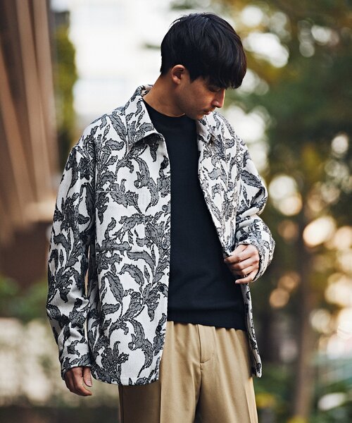 EDIFICE（エディフィス）の「【GIOLICA / ジオリカ】ツイード CPOジャケット（その他アウター・メンズ・ブラウン系その他/ベージュ/ホワイト・MEDIUM/LARGE）」の16枚目の写真