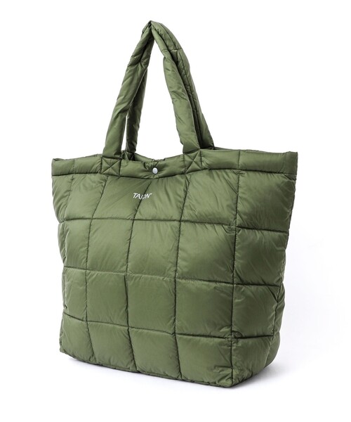 TAION（タイオン）の「【TAION/タイオン】LUNCH DOWN TOTE BAG L（トートバッグ・メンズ・チャコールグレー/オリーブ/ダークネイビー/ブラック・FREE）」の3枚目の写真