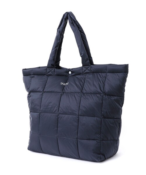 TAION（タイオン）の「【TAION/タイオン】LUNCH DOWN TOTE BAG L（トートバッグ・メンズ・チャコールグレー/オリーブ/ダークネイビー/ブラック・FREE）」の4枚目の写真