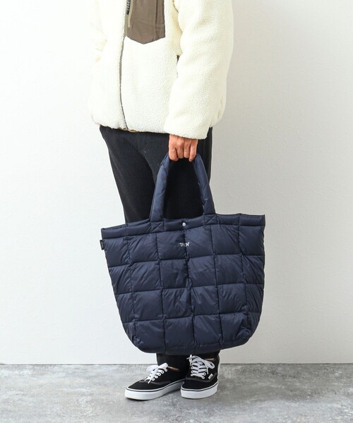 TAION（タイオン）の「【TAION/タイオン】LUNCH DOWN TOTE BAG L（トートバッグ・メンズ・チャコールグレー/オリーブ/ダークネイビー/ブラック・FREE）」の12枚目の写真