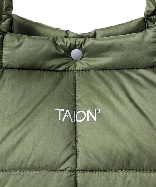 TAION（タイオン）の「【TAION/タイオン】LUNCH DOWN TOTE BAG L（トートバッグ・メンズ・チャコールグレー/オリーブ/ダークネイビー/ブラック・FREE）」の16枚目の写真