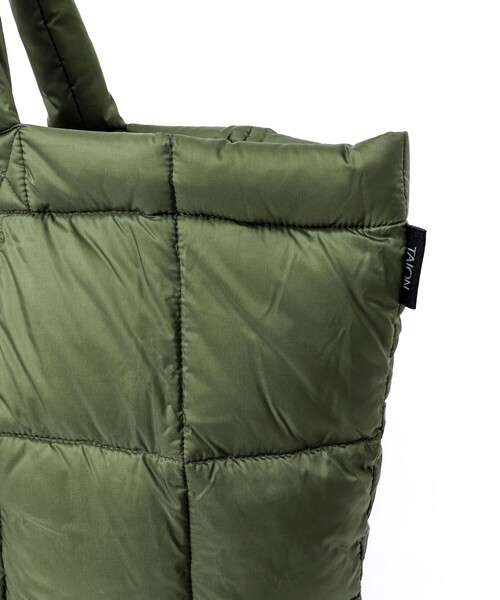 TAION（タイオン）の「【TAION/タイオン】LUNCH DOWN TOTE BAG L（トートバッグ・メンズ・チャコールグレー/オリーブ/ダークネイビー/ブラック・FREE）」の19枚目の写真