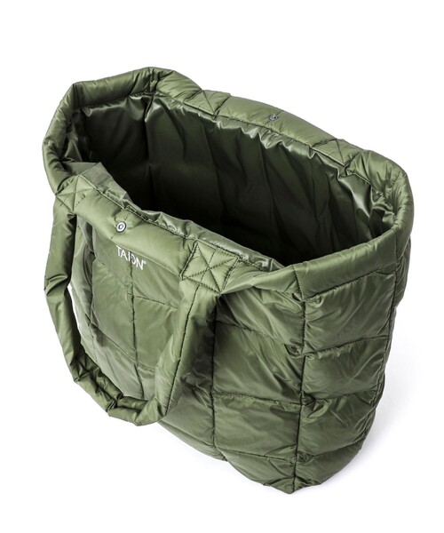 TAION（タイオン）の「【TAION/タイオン】LUNCH DOWN TOTE BAG L（トートバッグ・メンズ・チャコールグレー/オリーブ/ダークネイビー/ブラック・FREE）」の20枚目の写真