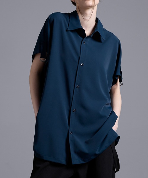 ドレープトロミ 2WAY Dコードルーズシャツ（シャツ/ブラウス）｜Loose