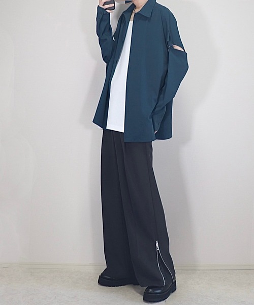 ドレープトロミ 2WAY Dコードルーズシャツ（シャツ/ブラウス）｜Loose