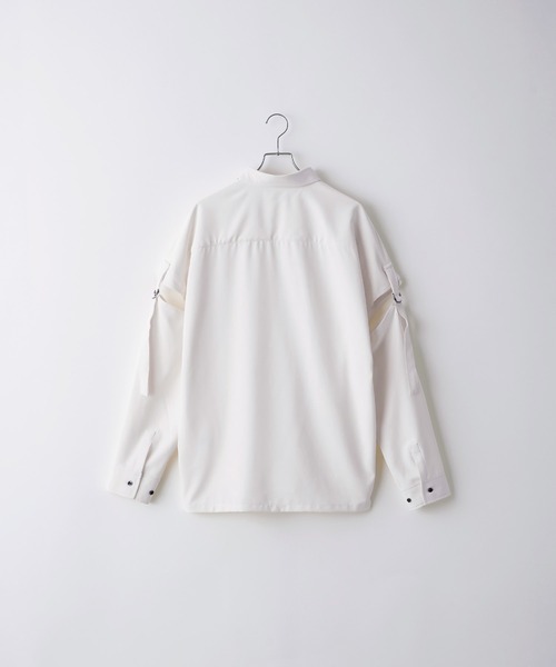 Loose/ルース(ルース)の「ドレープトロミ 2WAY Dコードルーズシャツ(シャツ/ブラウス・メンズ・ダークブルー/オフホワイト/ブラック・L/M/S/XS)」の18枚目の写真