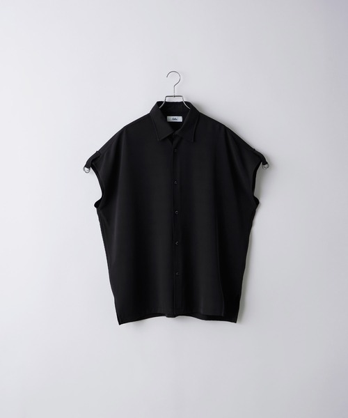 Loose/ルース(ルース)の「ドレープトロミ 2WAY Dコードルーズシャツ(シャツ/ブラウス・メンズ・ダークブルー/オフホワイト/ブラック・L/M/S/XS)」の21枚目の写真