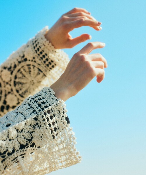 FREAK'S STORE(フリークスストア)の「長袖ニット(ニット/セーター・レディース・オフホワイト・フリ-)」の2枚目の写真