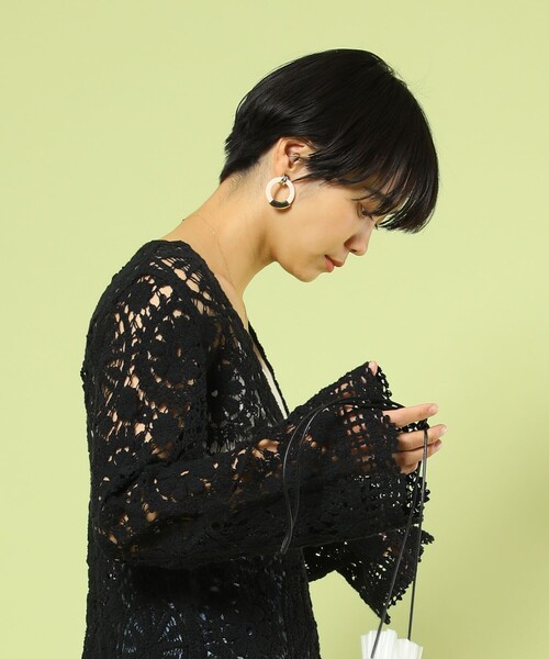 FREAK'S STORE(フリークスストア)の「長袖ニット(ニット/セーター・レディース・オフホワイト・フリ-)」の6枚目の写真