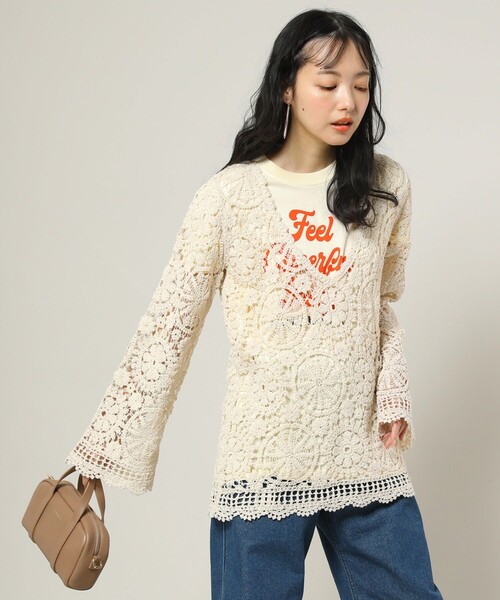 FREAK'S STORE(フリークスストア)の「長袖ニット(ニット/セーター・レディース・オフホワイト・フリ-)」の7枚目の写真
