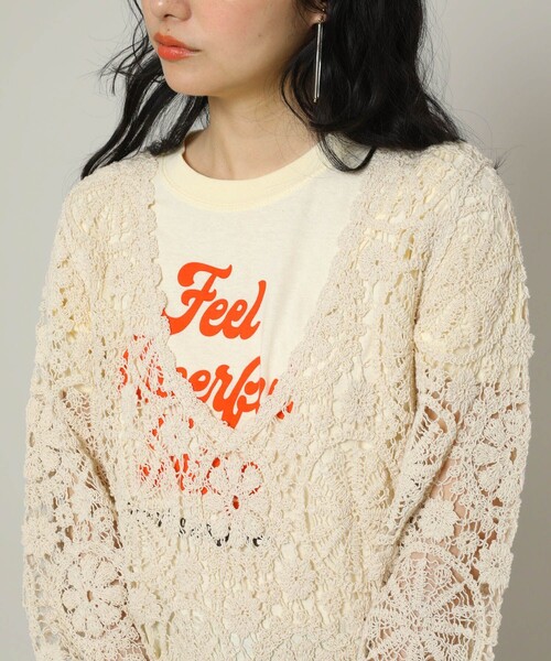 FREAK'S STORE(フリークスストア)の「長袖ニット(ニット/セーター・レディース・オフホワイト・フリ-)」の12枚目の写真