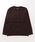 VANSioYj́uVANS @Y M(BL)V Plain Knit CRD  123K1100107 BROWNȋgbvXjvbuE