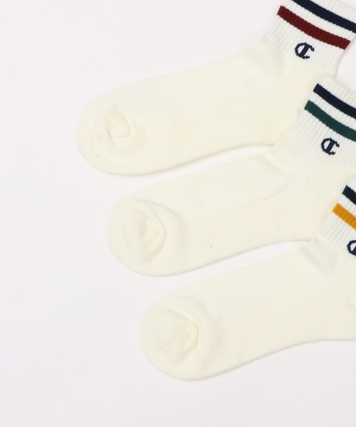 Champion(チャンピオン)の「【Champion/チャンピオン】メンズ 【3足組】クォーターレングスソックス(ソックス/靴下・メンズ・その他/オフホワイト・MEDIUM/SMALL)」の11枚目の写真