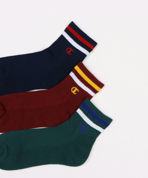 Champion(チャンピオン)の「【Champion/チャンピオン】メンズ 【3足組】クォーターレングスソックス(ソックス/靴下・メンズ・その他/オフホワイト・MEDIUM/SMALL)」の8枚目の写真