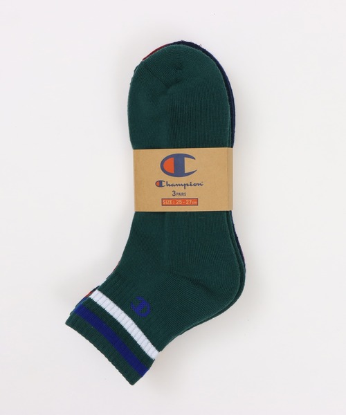 Champion(チャンピオン)の「【Champion/チャンピオン】メンズ 【3足組】クォーターレングスソックス(ソックス/靴下・メンズ・その他/オフホワイト・MEDIUM/SMALL)」の9枚目の写真