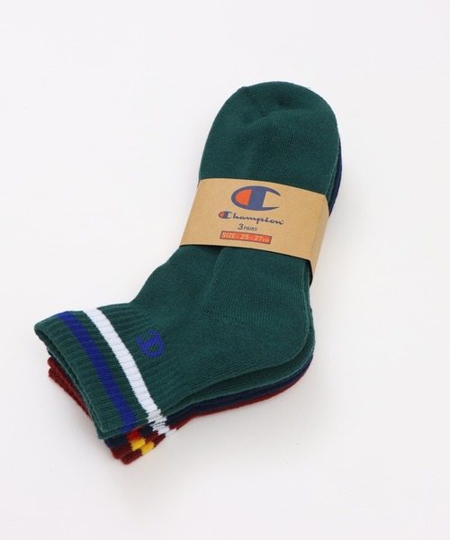 Champion(チャンピオン)の「【Champion/チャンピオン】メンズ 【3足組】クォーターレングスソックス(ソックス/靴下・メンズ・その他/オフホワイト・MEDIUM/SMALL)」の10枚目の写真