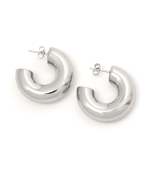 LEPSIM(レプシィム)の「ステンレスピアス 993889(ピアス(両耳用)・レディース・シルバー系その他2/シルバー/シルバー系その他・ONE SIZE)」の4枚目の写真