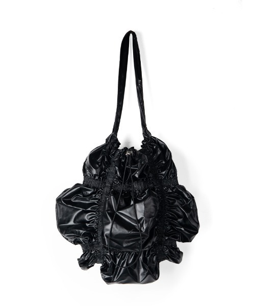 【OUTLET SALE 40%OFF】シャーリングメタリックトートバッグ main image 0