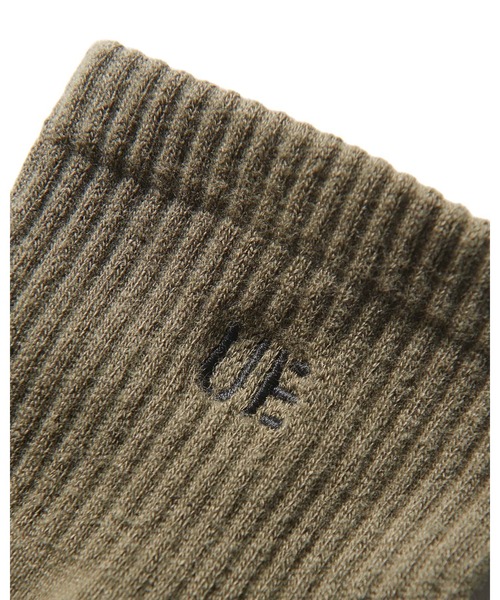 uniform experiment(ユニフォームエクスペリメント)の「SHORT SOCKS(ソックス/靴下・メンズ・カーキ/ホワイト/ブラック・2/3)」の5枚目の写真