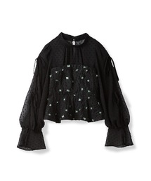 SNIDEL（スナイデル）の「ジャガードペプラムベアドッキング