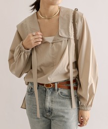 RIVE DROITE | ギャザーフリルカラーブラウス(シャツ/ブラウス)