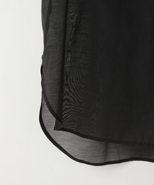 LOWRYS FARM（ローリーズファーム）の「シアーシャツＬＳ987560（シャツ/ブラウス・メンズ・ブラック/グレー・MEDIUM/LARGE）」の5枚目の写真