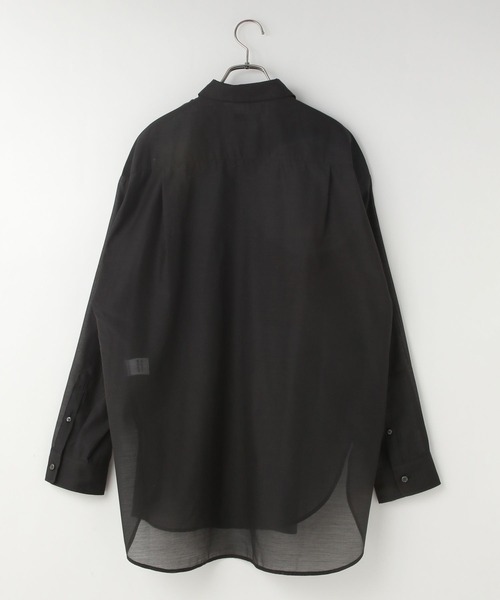 LOWRYS FARM（ローリーズファーム）の「シアーシャツＬＳ987560（シャツ/ブラウス・メンズ・ブラック/グレー・MEDIUM/LARGE）」の20枚目の写真