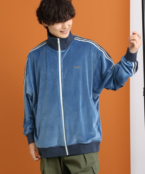 SIGNAL SPORTS（シグナルスポーツ）の「【SIGNAL SPORTS】サイドライン/ルーズベロアトラックジャケット（ブルゾン・メンズ・ネイビー/ブルー/ブラック/ワインレッド・LARGE/SMALL/MEDIUM）」の15枚目の写真