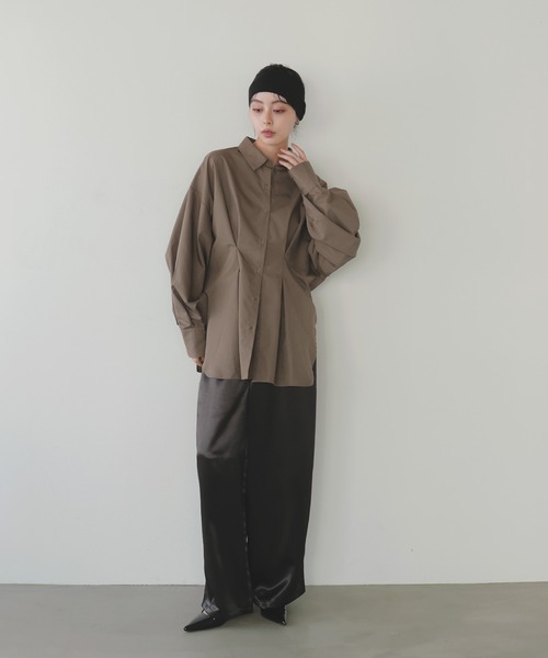 LIAN（リアン）の「ウエストタックカラーシャツ 【入荷禁止】（シャツ