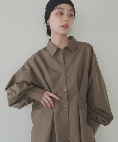 LIAN（リアン）の「ウエストタックカラーシャツ 【入荷禁止】（シャツ